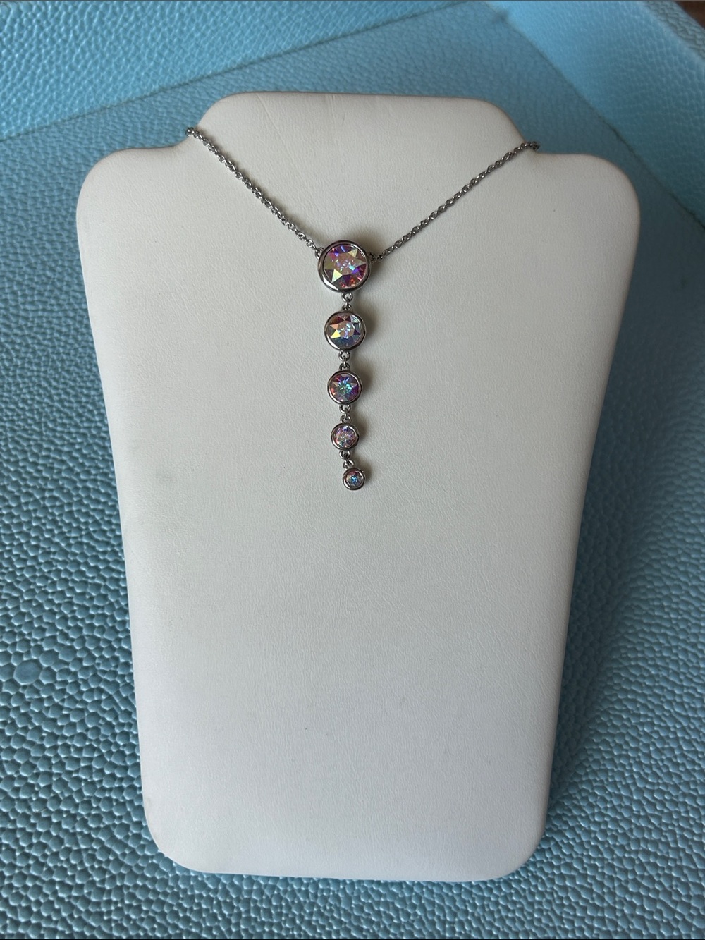 Touchstone Crystal by Swarovski fizzy necklace